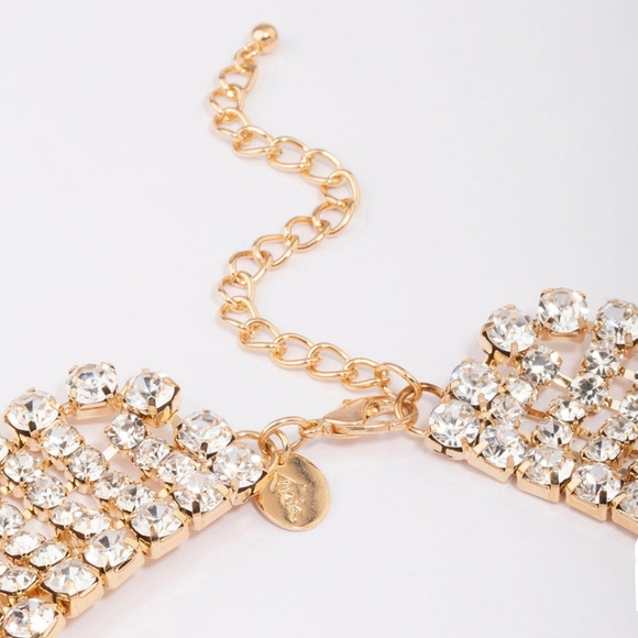 Lovisa crystal statement necklace - Picture 3 of 4